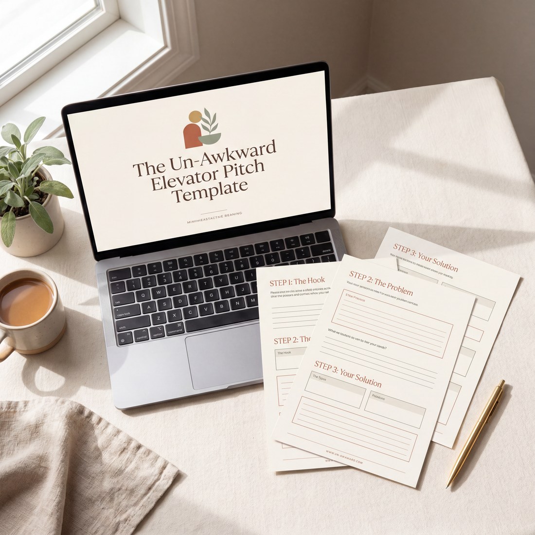 The Un-Awkward Elevator Pitch Template