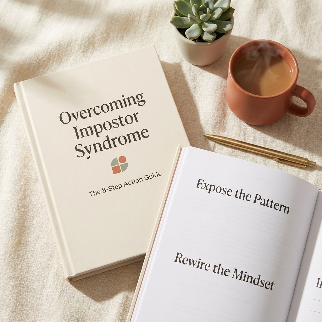 Overcoming Impostor Syndrome workbook mockup
